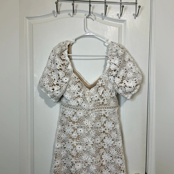 Lush Clothing Lush Puff Sleeve Crochet Lace Mini Dress
White Size M - Picture 12 of 14
